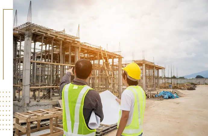Commercial building construction in Saudi Arabia