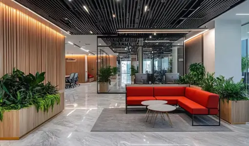 Interior design for commercial use