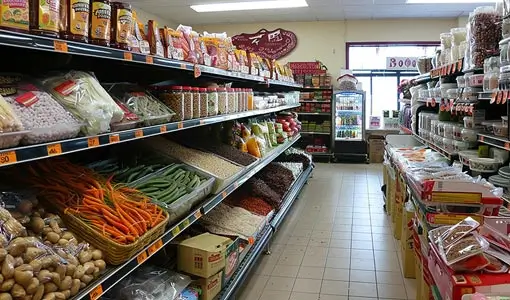 Convenience store & service area setup