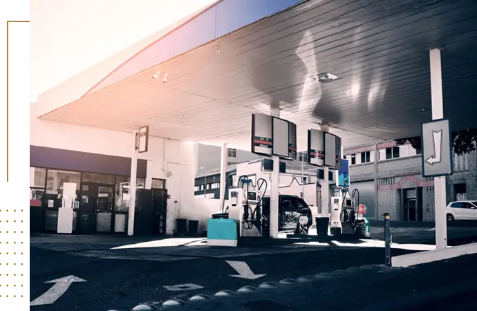 Gas station and fuel center construction in Saudi Arabia