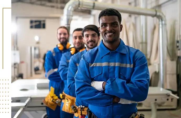 Safety-trained workers
