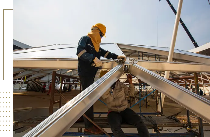 Steel structure fabrication company in Saudi Arabia
